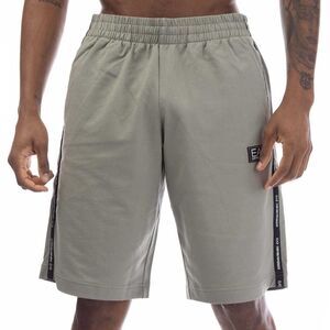Emporio Armani Mens Logo Branded Tape Shorts / Green